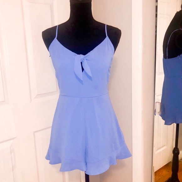 Lush Dresses & Skirts - Lush Blue Romper